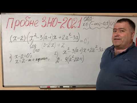 Видео: Пробне ЗНО-2021 з математики. Завдання №34