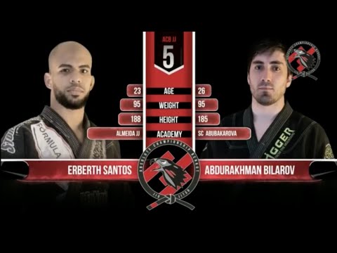 Видео: Эрберт Сантос vs. Абдурахман Биларов 2 | Erberth Santos vs. Abdurakhman Bilarov 2 | ACBJJ 5