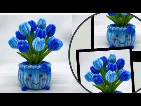 Видео: Как сделать красивые горшки для тюльпанов