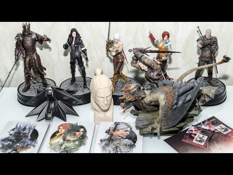 Видео: Распаковка пяти фигурок по Ведьмаку + Бонусы \ The Witcher 3 Wild Hunt