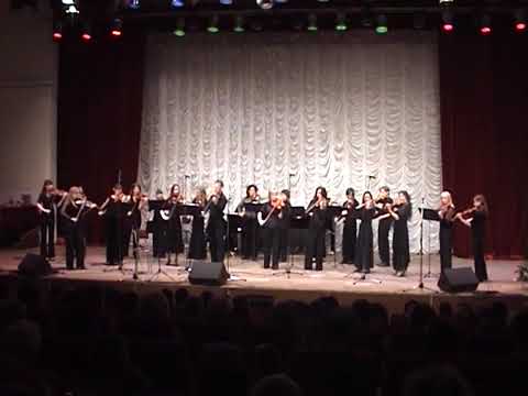 Видео: "Ноктюрн" А. Бабаджанян. Аранжировка для ансамбля скрипачей - Антон Лысов, г. Пенза