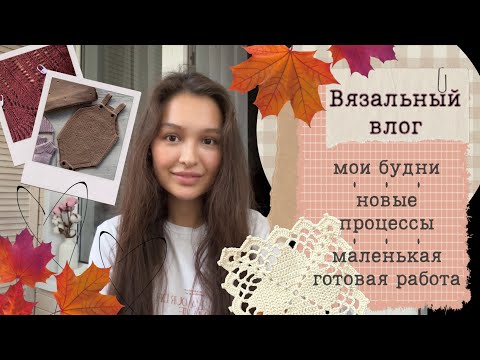 Видео: околоВЯЗАЛЬНЫЙ ВЛОГ🎨 мои будни😺 начала два плечевых изделия🧶