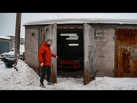 Видео: На 10 лет забыли в гараже японский спорткар