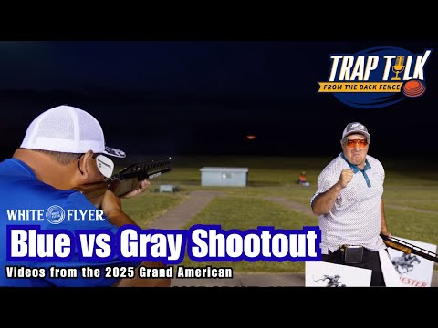 Видео: Перестрелка «Синие против серых» белокрылок на турнире Trapshooting Grand American 2025 года