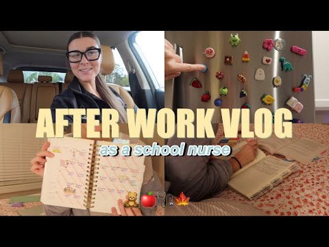 Видео: видеоблог после работы школьной медсестрой 🍎🩺🧸