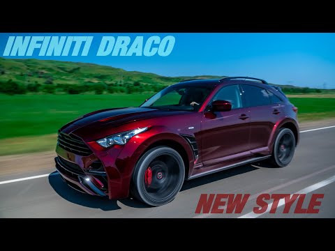 Видео: Наконец мы до него добрались... Рестайлинг Infiniti QX70 в Infiniti DRACO + новый цвет