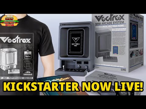 Видео: Сбор средств на Vectrex Mini Kickstarter уже стартовал! Первоначальная цель достигнута за 15 минут!