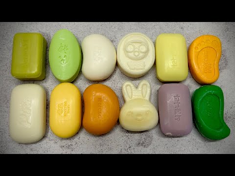 Видео: ASMR Soap / Dry soap cutting 💚💛🧡🤍💜/ Резка сухого мыла