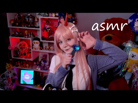 Видео: АСМР с Пауэр | Триггеры на 3дио | ASMR Triggers with Power 🍑