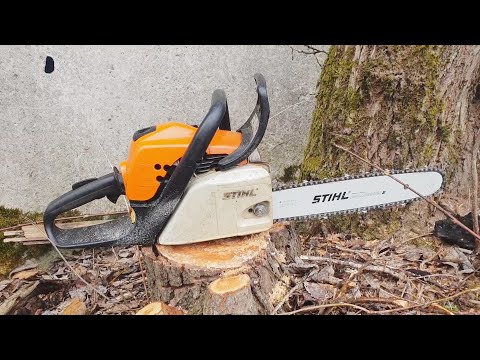 Видео: Бензопила STIHL MS211. Обзор, чистка, сравнение с Husqvarna