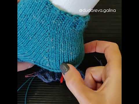 Видео: ВЯЗАЛЬНЫЙ ЛАЙФХАК. Гибрид пятки Стронг и бабушкиной квадратной пятки. Второй способ.