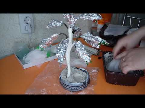 Видео: МАСТЕР-КЛАСС. БЕРЁЗА ИЗ БИСЕРА, Ч.2.