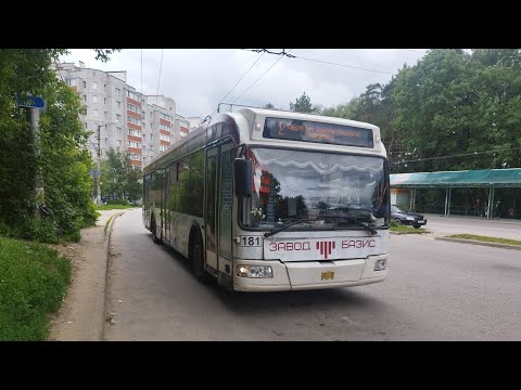 Видео: Троллейбус №2 (Калуга). Парк им. Циолковского - Терепец