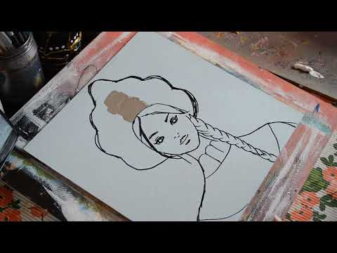 Видео: РУССКАЯ КРАСАВИЦА/ Картина вдохновлённая парфюмерией.