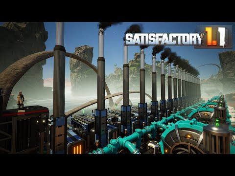 Видео: Увеличиваем выработку электричества. 10 серия. Прохождение Satisfactory