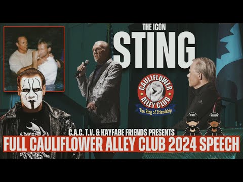 Видео: Стинг и Лекс Люгер: речь о вступлении в клуб «Переулок цветной капусты» | Подкаст Kayfabe Friends...