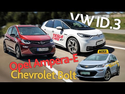 Видео: Таксисты на Chevrolet Bolt против Volkswagen ID.3. Какой электромобиль круче?