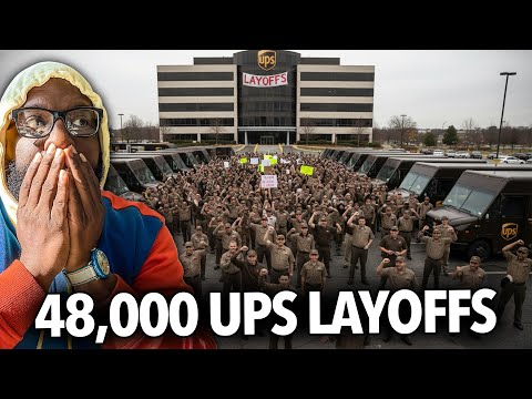 Видео: 48 000 сотрудников UPS были уволены, предприятия закрыты, зависимость от Amazon прекращена, ИИ ра...