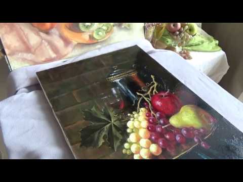 Видео: Покрываем картину лаком