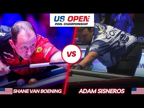 Видео: ШЕЙН ВАН БЁНИНГ - АДАМ СИСНЕРОС | ОТКРЫТЫЙ ЧЕМПИОНАТ США ПО БИЛЬЯРУ 2025 | #бильярд #лучшиемоменты