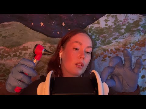 Видео: ASMR | Мягкая пальпация уха и осмотр отоскопом — перчатки, мягкий голос, от уха к уху