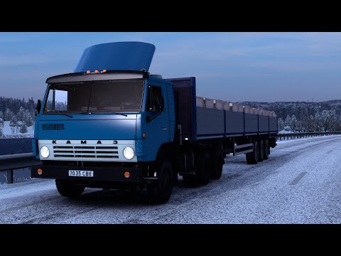 Видео: 1180 / ETS 2 V1.46 / КАМАЗ-5410 ЛЕГЕНДА / Апатиты - Пикалёво.