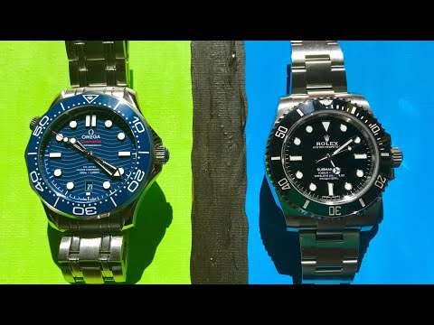 Видео: Сравниваем ROLEX SUBMARINER vs OMEGA SEAMASTER | Часть 1