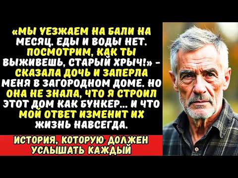 Видео: «Ты сдохнешь здесь!» — крикнула дочь, отобрав ключи и телефон. Но она забыла про…