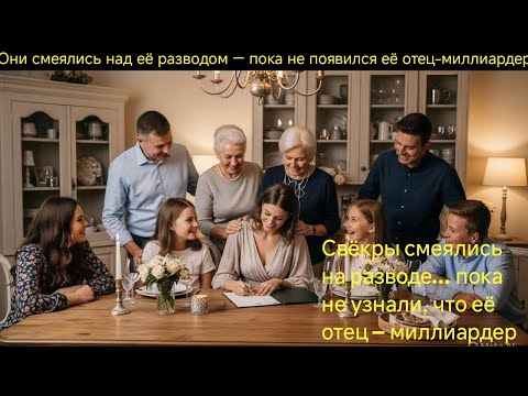 Видео: Свёкры смеялись на разводе… пока не узнали, что её отец — миллиардер