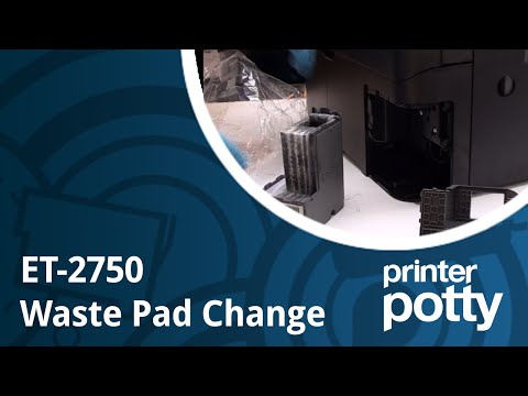 Видео: Замена прокладки для сбора отработанной краски - ET-2750