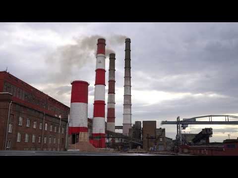 Видео: Демонтаж Трубы Красноярской ТЭЦ-1