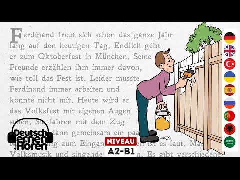Видео: Учите немецкий с рассказами | Учите немецкий на слух - A2-B1 - для аудирования и чтения