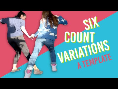 Видео: 6 вариаций счёта, шаблон — для танцев линди хоп и свинг
