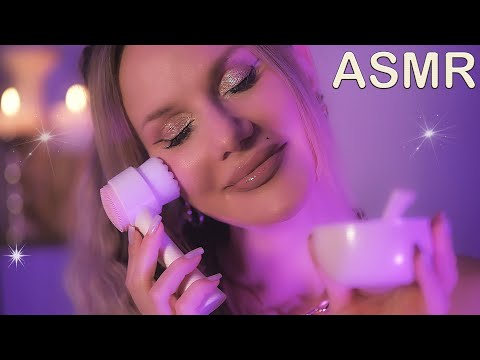 Видео: АСМР 💜 Мурашечный СПА УХОД ПЕРЕД СНОМ, Забота, Массаж Лица 😇 Asmr Spa Massage for Sleep 😴🔥