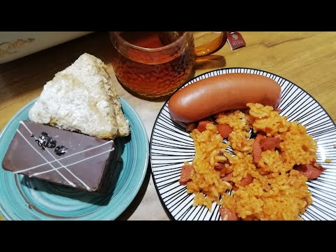 Видео: АСМР ИТИНГ 😋 УЖИН С САРДЕЛЬКОЙ И 🍰 ПИРОЖНЫМИ