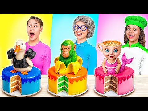 Видео: Кулинарный Челлендж: Я против Бабушки Брейнрот Битва |Сумасшедшие Кулинарные Идеи Multi DO Challenge