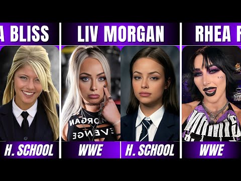 Видео: Женщины-суперзвёзды WWE: трансформации из старшей школы против настоящего | wrestlinginc