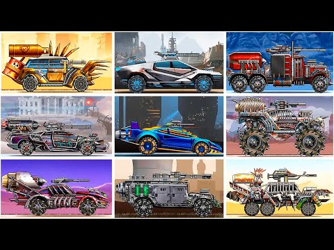 Видео: ЭВОЛЮЦИЯ ВСЕХ МАШИН из Hill Zombie Racing - Кибертрак, Ламборгини, Хаммер, Джип, Пикап, Пожарная