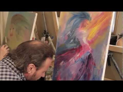 Видео: Интуитивная живопись от Игоря Сахарова. т. 89818568578