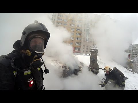 Видео: Пожар частный дом, или как я катался с крыши