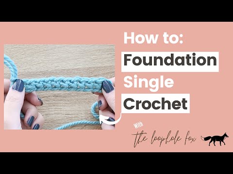 Видео: Учебное пособие по вязанию одинарного крючка без цепочек