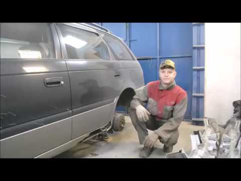 Видео: замена порогов Toyota Caldina