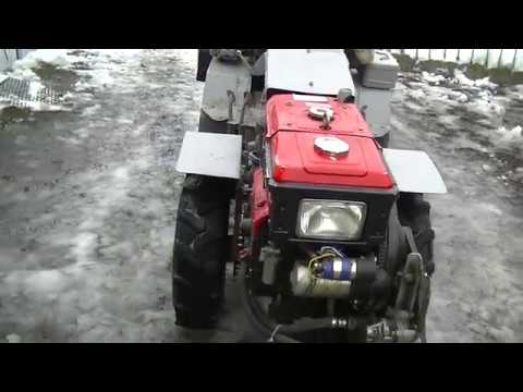 Видео: мини трактор переломка 4*4 из мотоблока  FORTE (часть 2)