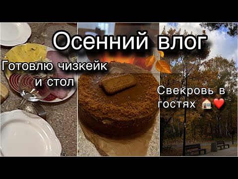 Видео: ДОМАШНИЕ ДЕЛА 🧺 Чизкейк, стол готовим вкусно // Мама мужа приехала:vlog 