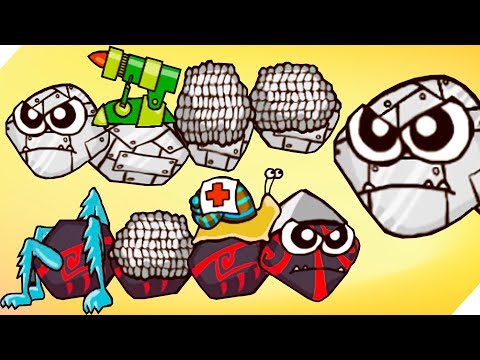 Видео: Армия непобедимых гусениц - Боегусени | Battlepillars. Мобильные игры