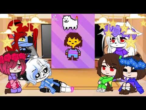 Видео: Реакция Андертейл и Бетти на ТТ()Gacha Club()