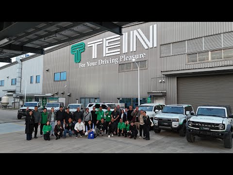 Видео: TEIN: полигон для проверки подвески : TLC250/300, Suzuki JIMNY, FORD BRONCO, WRANGLER, TANK 300/400