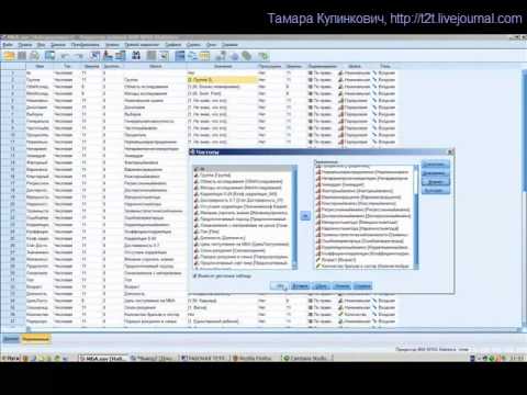 Видео: SPSS для МБА Описательные статистики ч 1