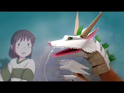 Видео: Дракон из бумаги на руку для Тик Ток.  Хаку | DIY Paper Dragon Puppet TikTok