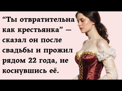 Видео: “Ты отвратительна как крестьянка” — сказал он после свадьбы и прожил  22 года, не коснувшись её.